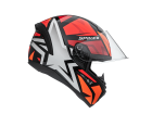 Capacete Peels Spike 2 First 1st Preto E Vermelho Tamanho 58